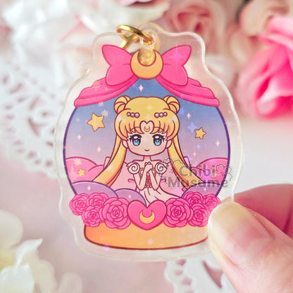 Inner Snow Globe Acrylic Charms