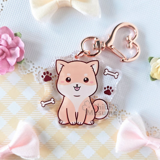 Shiba Inu Acrylic Charm