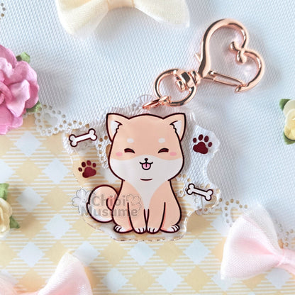 Shiba Inu Acrylic Charm