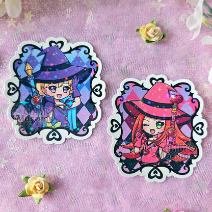 Sugar Rune Witch Chocolat and Vanilla Stickers