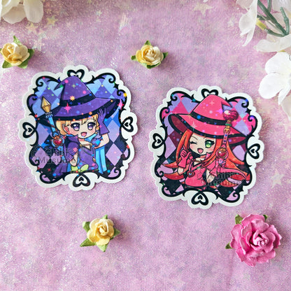 Sugar Rune Witch Chocolat and Vanilla Stickers