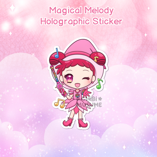 Magical Melody Holographic Sticker