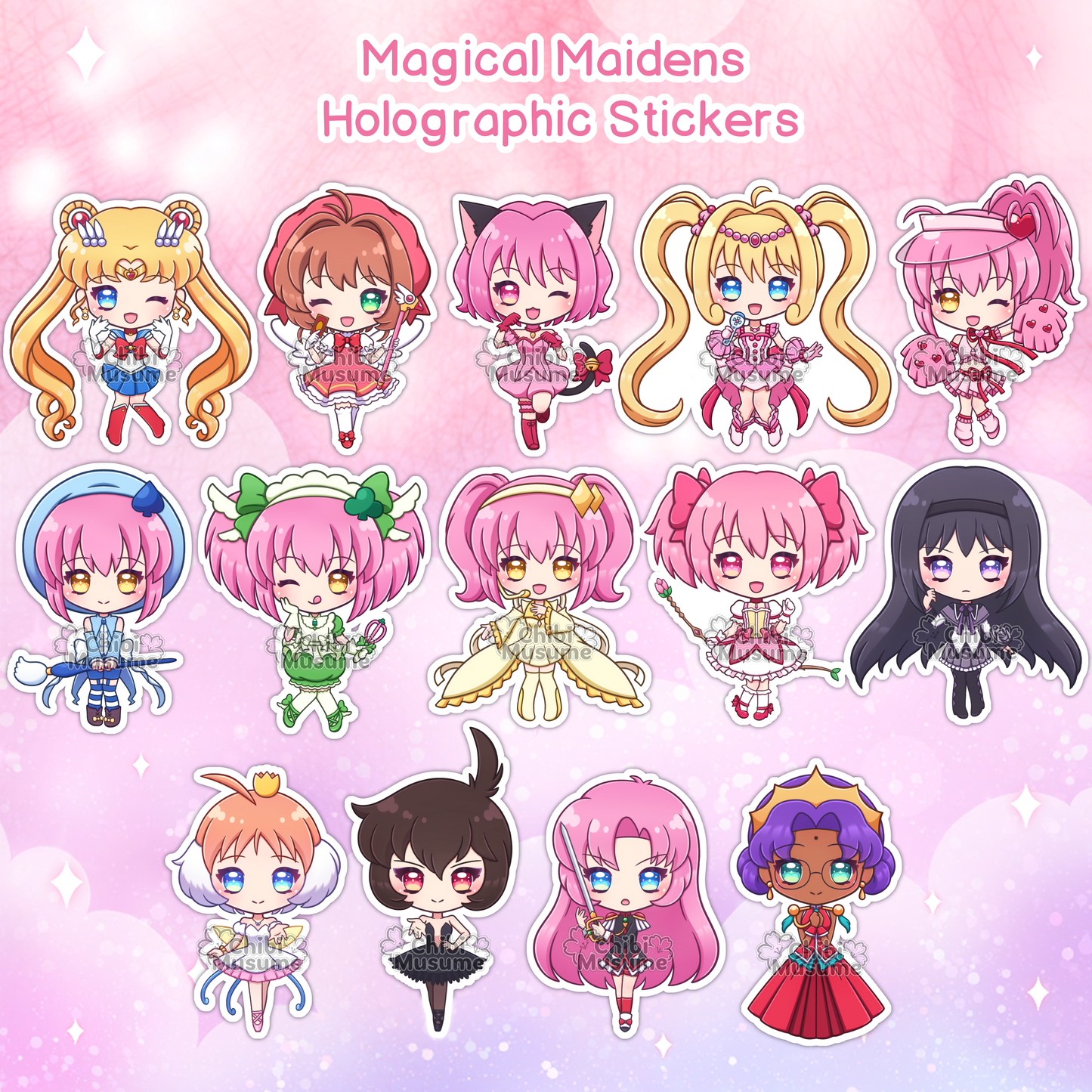 Magical Maiden Stickers