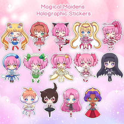 Magical Maiden Sticker Set