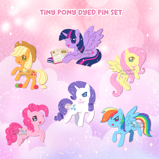 Tiny Pony Dyed Pin Set
