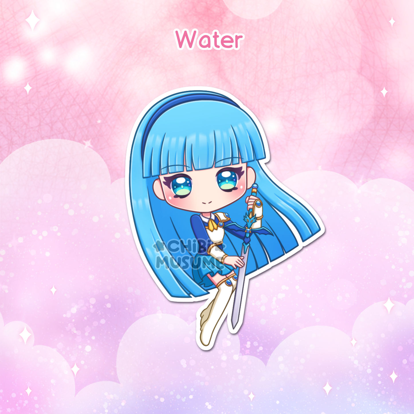 Magic Knight Holographic Stickers
