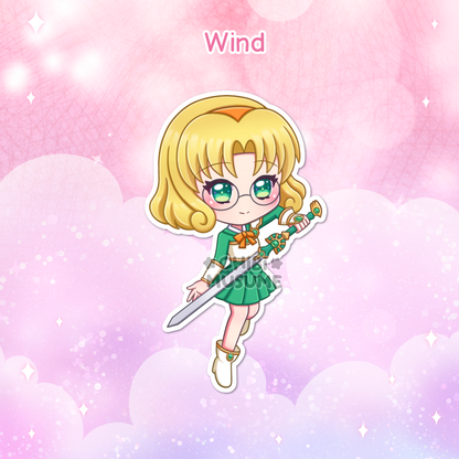 Magic Knight Holographic Stickers