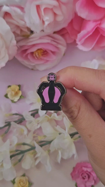 Crown Mini Enamel Pin