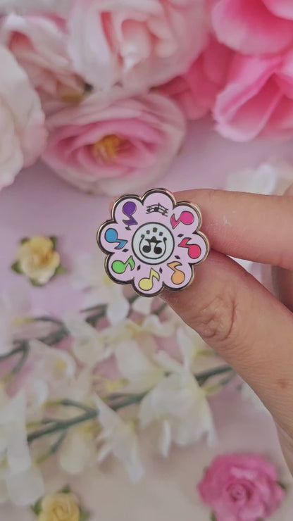 Flower Tap Mini Enamel Pin