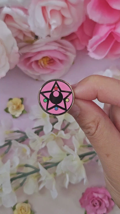 Crystal Star Mini Enamel Pin
